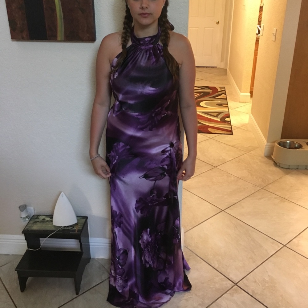 Long Italian silk dress